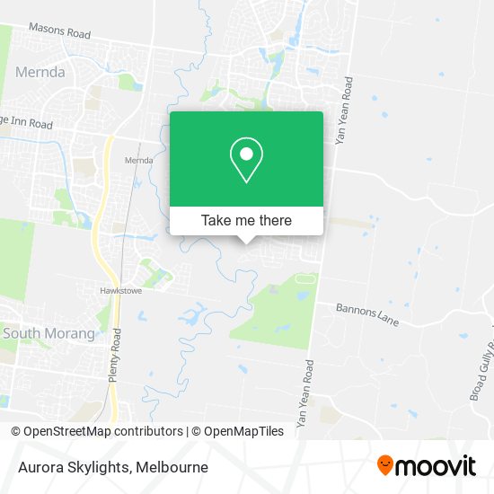 Aurora Skylights map