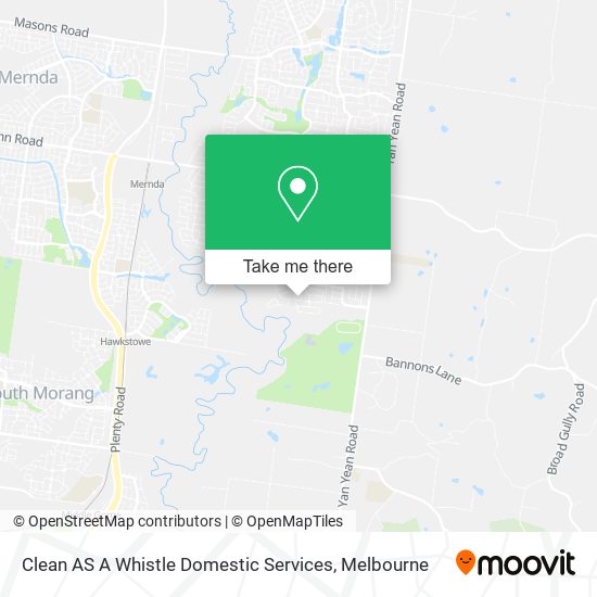 Clean AS A Whistle Domestic Services map