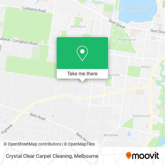 Crystal Clear Carpet Cleaning map