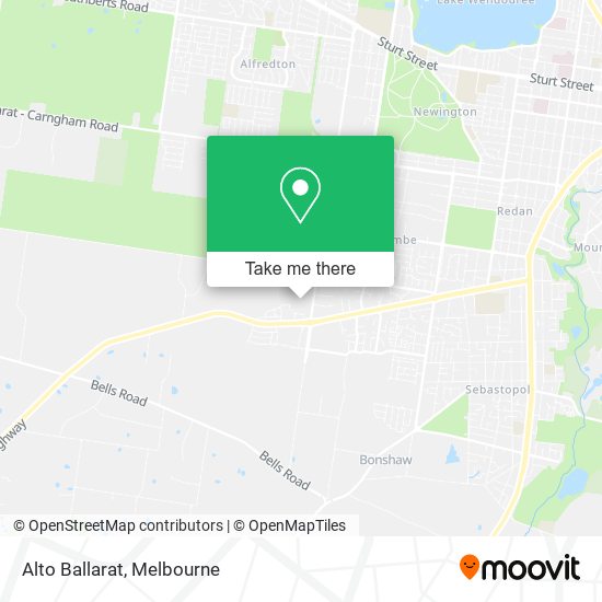 Alto Ballarat map