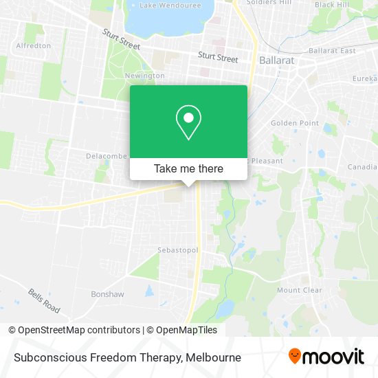 Subconscious Freedom Therapy map