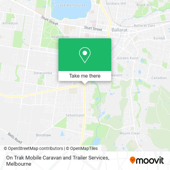 On Trak Mobile Caravan and Trailer Services map