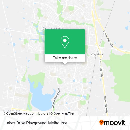 Lakes Drive Playground map