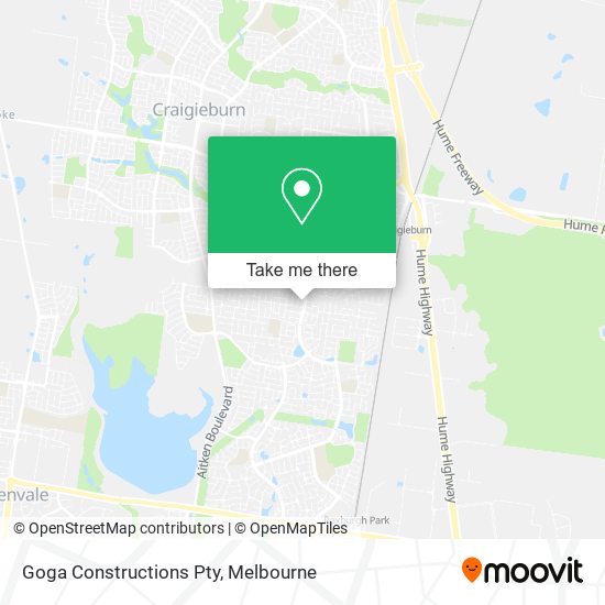 Goga Constructions Pty map