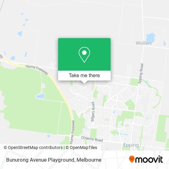 Bunurong Avenue Playground map