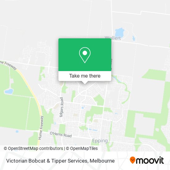 Victorian Bobcat & Tipper Services map