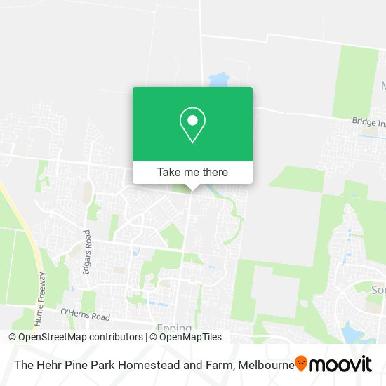 The Hehr Pine Park Homestead and Farm map