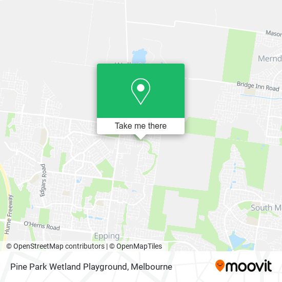Pine Park Wetland Playground map