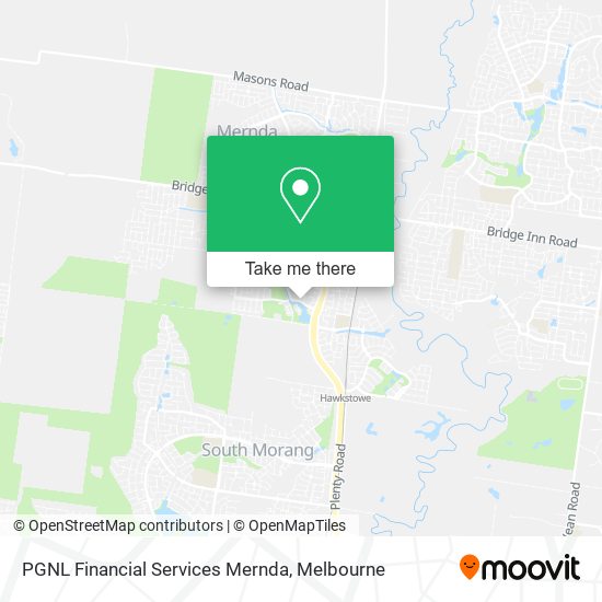 PGNL Financial Services Mernda map