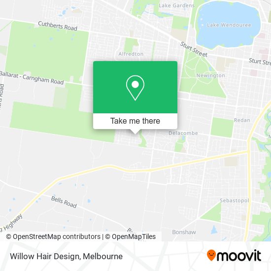 Willow Hair Design map