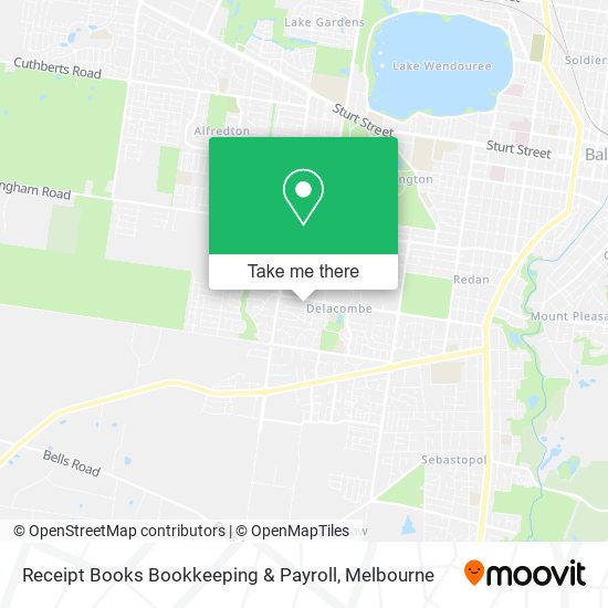 Receipt Books Bookkeeping & Payroll map