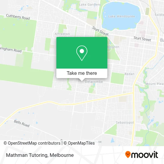 Mathman Tutoring map