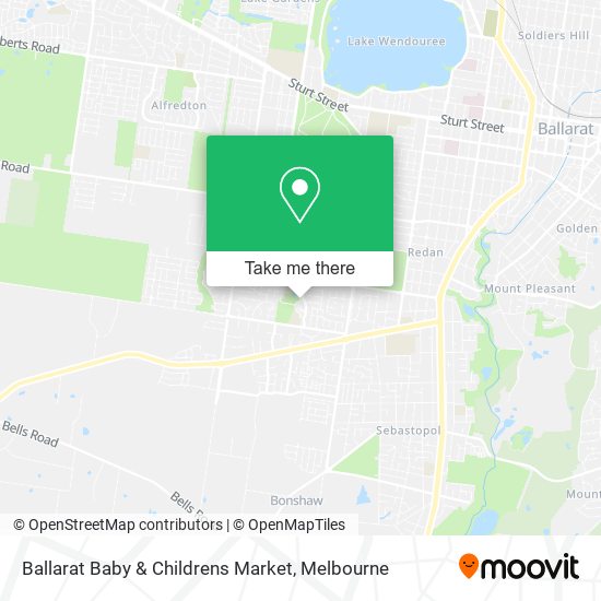 Ballarat Baby & Childrens Market map