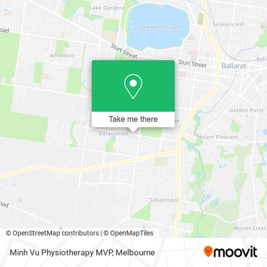 Minh Vu Physiotherapy MVP map