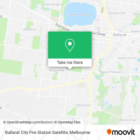 Ballarat City Fire Station Satellite map