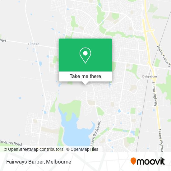 Fairways Barber map