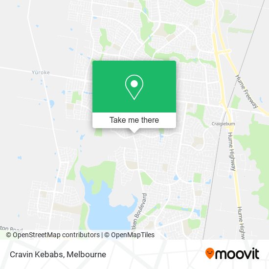 Cravin Kebabs map