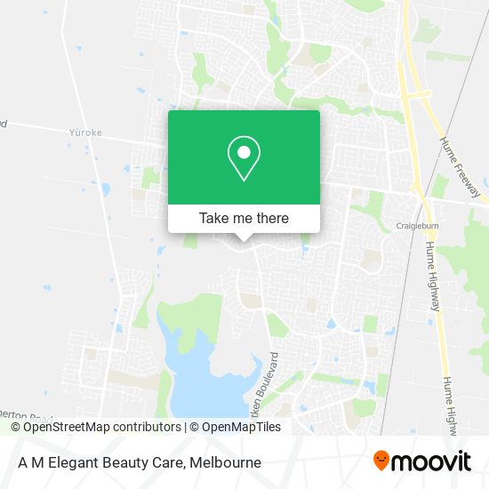 A M Elegant Beauty Care map