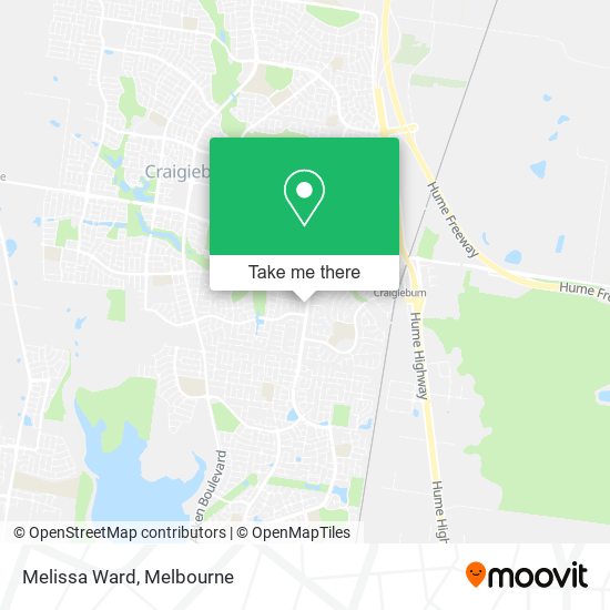Melissa Ward map