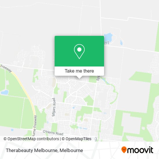 Therabeauty Melbourne map