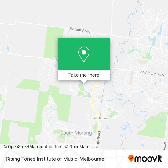 Rising Tones Institute of Music map