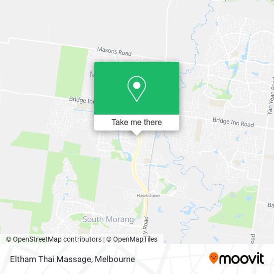 Eltham Thai Massage map