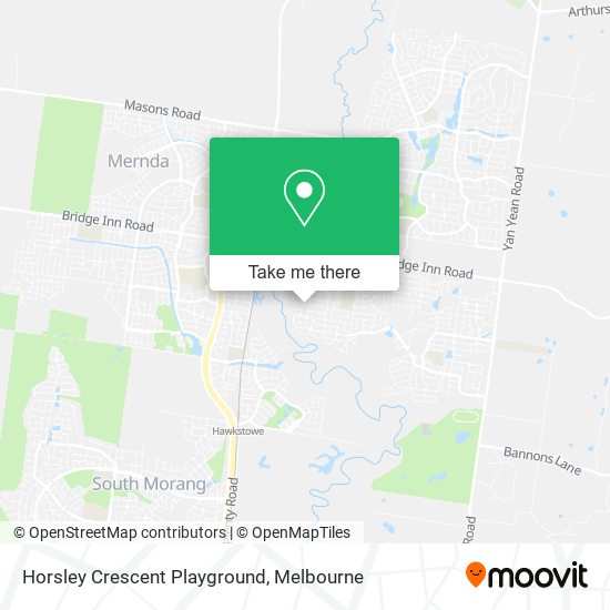 Horsley Crescent Playground map