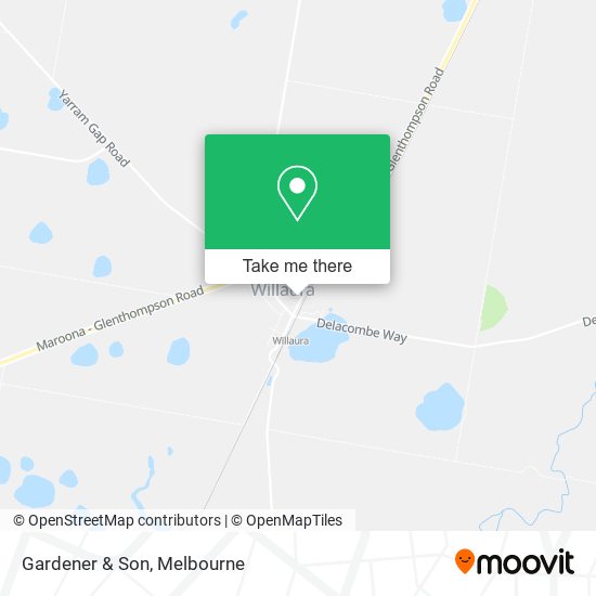 Gardener & Son map