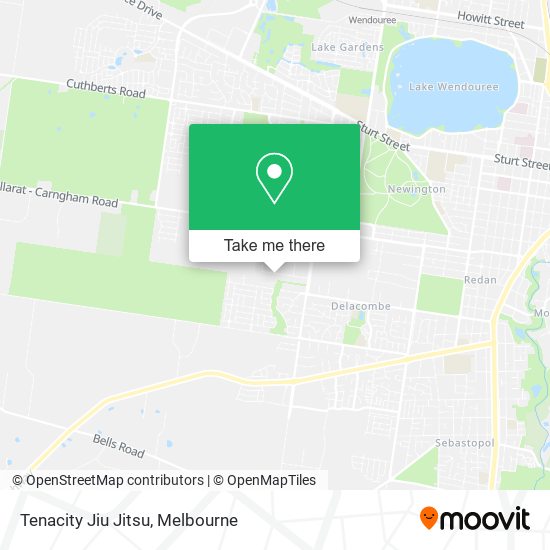 Tenacity Jiu Jitsu map