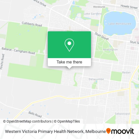 Western Victoria Primary Health Network map