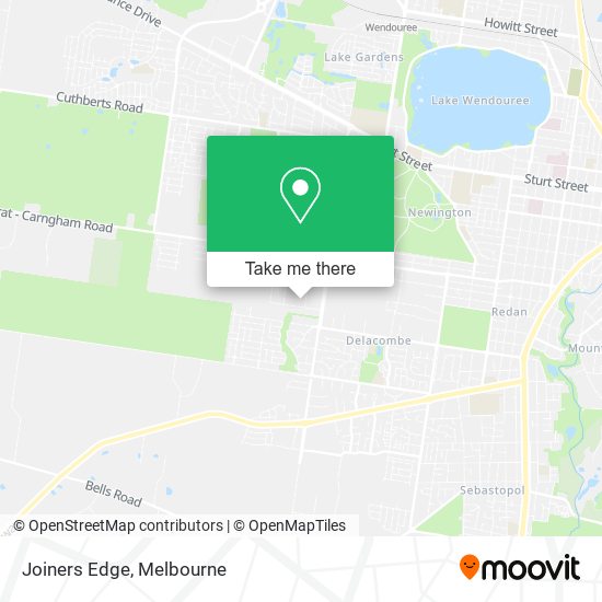 Joiners Edge map