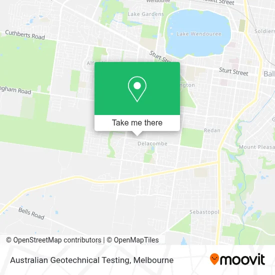 Mapa Australian Geotechnical Testing