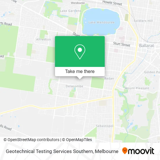Geotechnical Testing Services Southern map