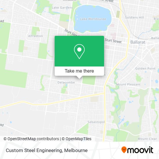 Custom Steel Engineering map