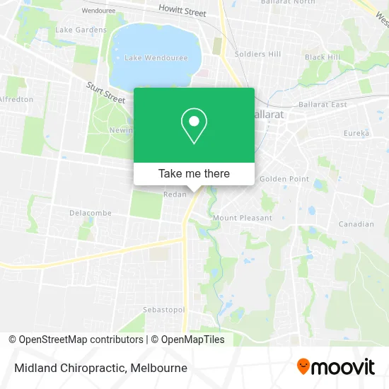Midland Chiropractic map