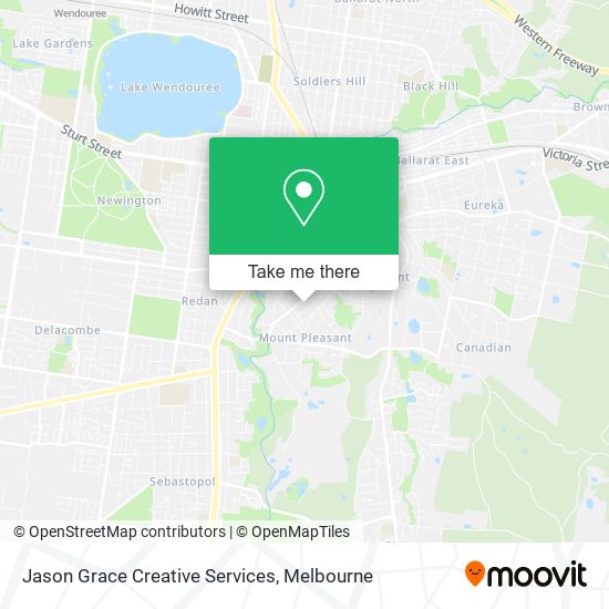 Jason Grace Creative Services map