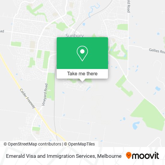 Emerald Visa and Immigration Services map
