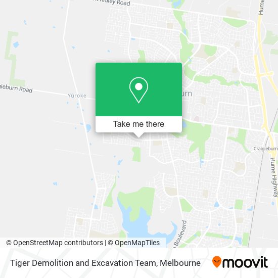 Tiger Demolition and Excavation Team map