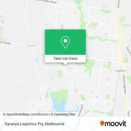 Saranya Logistics Pty map