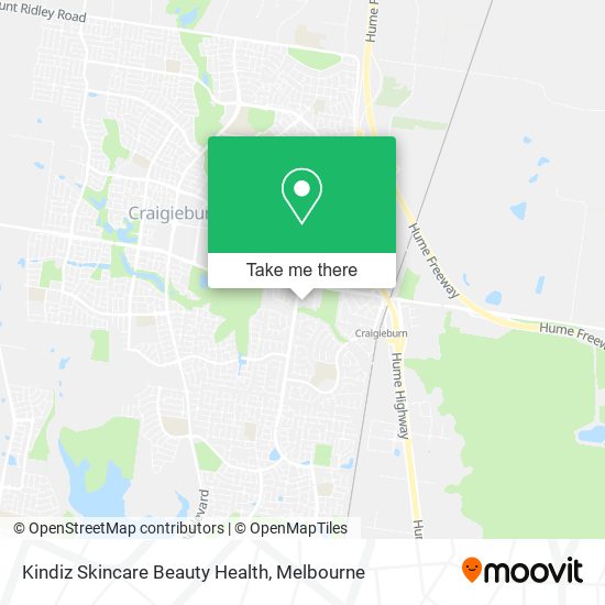 Kindiz Skincare Beauty Health map