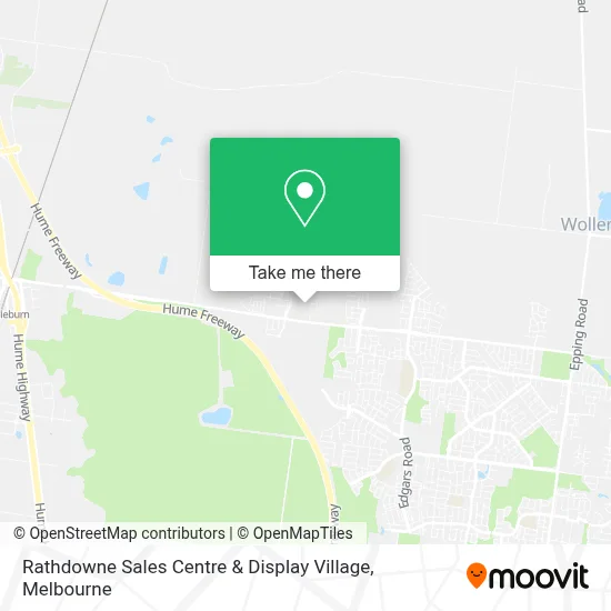 Mapa Rathdowne Sales Centre & Display Village
