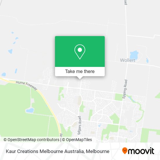 Kaur Creations Melbourne Australia map