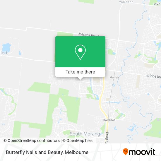 Butterfly Nails and Beauty map