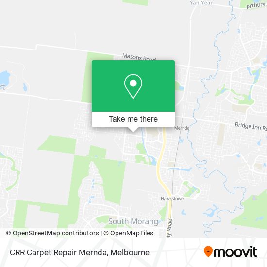 CRR Carpet Repair Mernda map