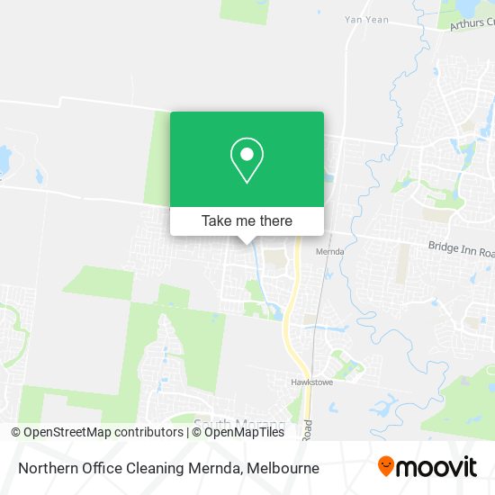 Mapa Northern Office Cleaning Mernda