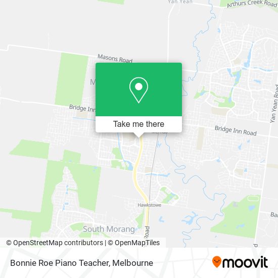 Bonnie Roe Piano Teacher map