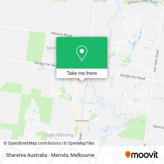 Sharetea Australia - Mernda map