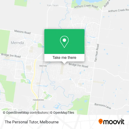 The Personal Tutor map