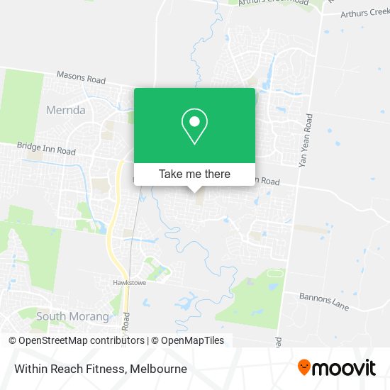 Within Reach Fitness map