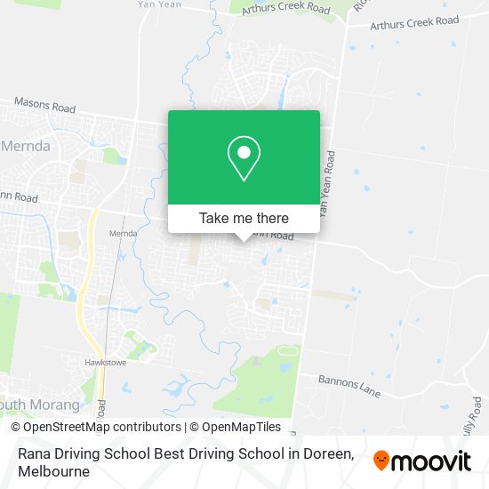 Rana Driving School Best Driving School in Doreen map